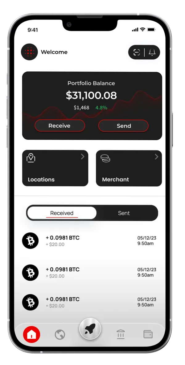 bytewallet screen example image